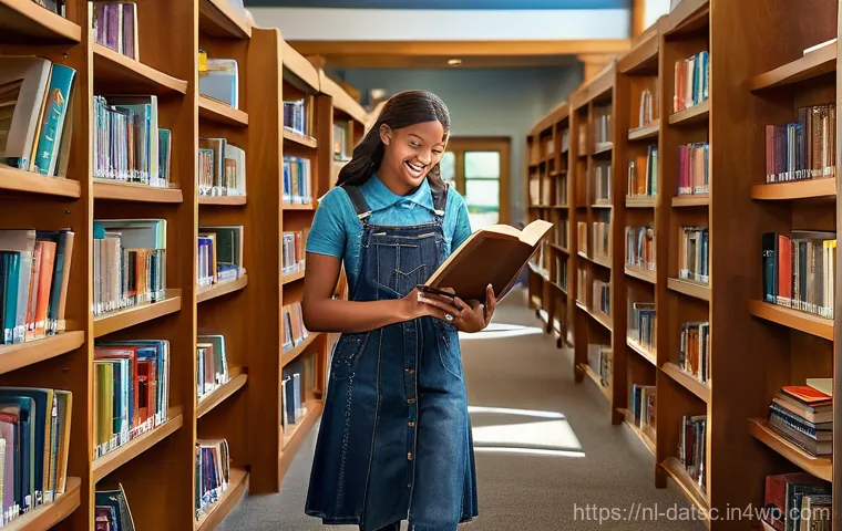 쿼리 속도 향상을 위한 조인 최적화 - A vibrant, bustling library with towering wooden shelves filled with books. Sunlight streams through...